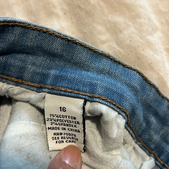 Rue 21 Light Blue Distressed Women's Jeans - Picture 7 of 9